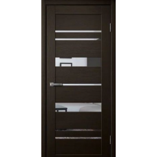 Дверь межкомнатная Сибирь Профиль Ла Стелла 283 Дуб мокко, зеркало